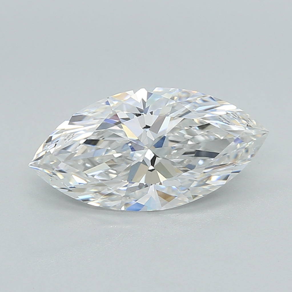 2.05 Carat Marquise Shaped, Ideal Cut, E Color, VVS2 Clarity, IGI Certified Lab Grown Diamond