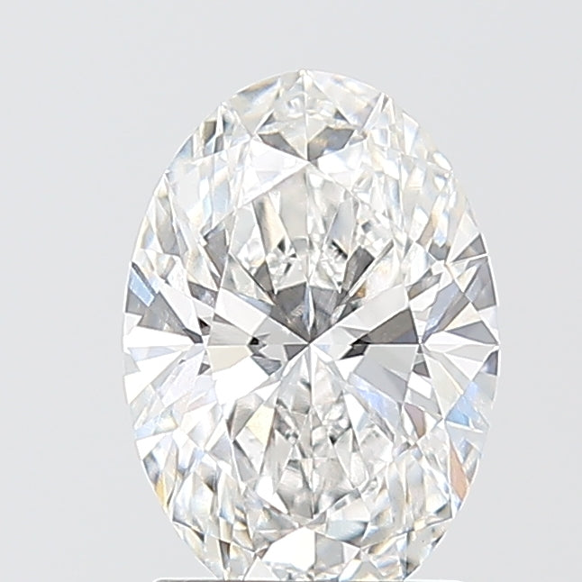 1.51 Carat Oval Shaped, Ideal Cut, E Color, VVS2 Clarity, IGI Certified Lab Grown Diamond