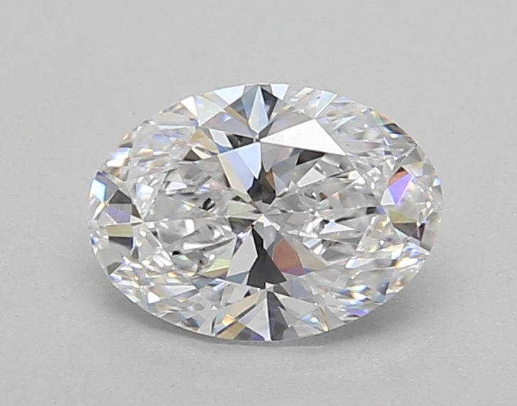 1.00 Carat Oval Shaped, Excellent Cut, D Color, VVS2 Clarity, IGI Certified Lab Grown Diamond