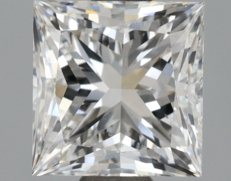 2.01 Carat Princess Shaped, Excellent Cut, E Color, VVS2 Clarity, IGI Certified Lab Grown Diamond