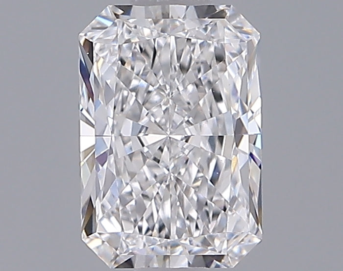 1.27 Carat Radiant Shaped, Ideal Cut, D Color, VVS2 Clarity, IGI Certified Lab Grown Diamond