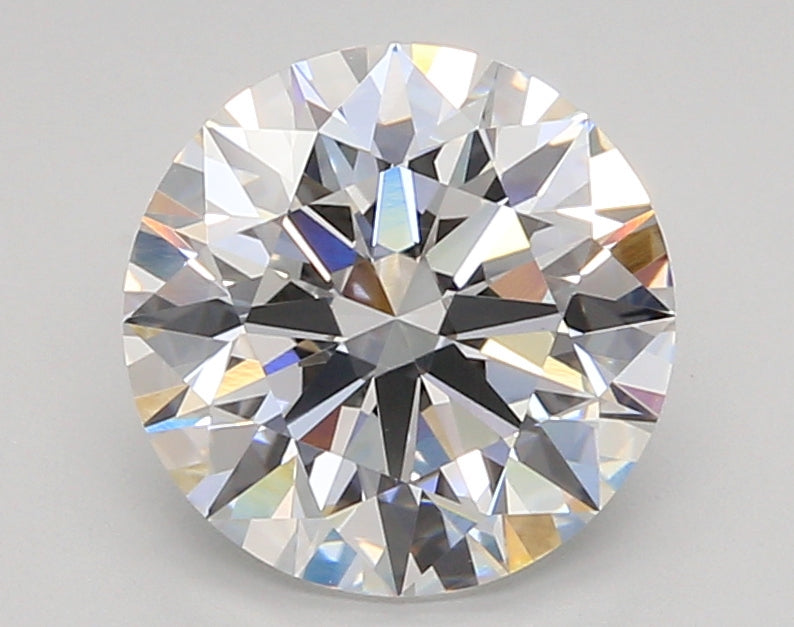 3.03 Carat Round Shaped, Ideal Cut, E Color, VVS2 Clarity, IGI Certified Lab Grown Diamond