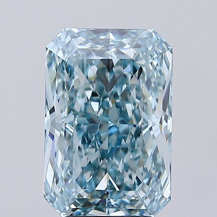 4.10 Carat Radiant Shaped, Very Good Cut, VVS2 Clarity, IGI Certified Lab Grown Diamond