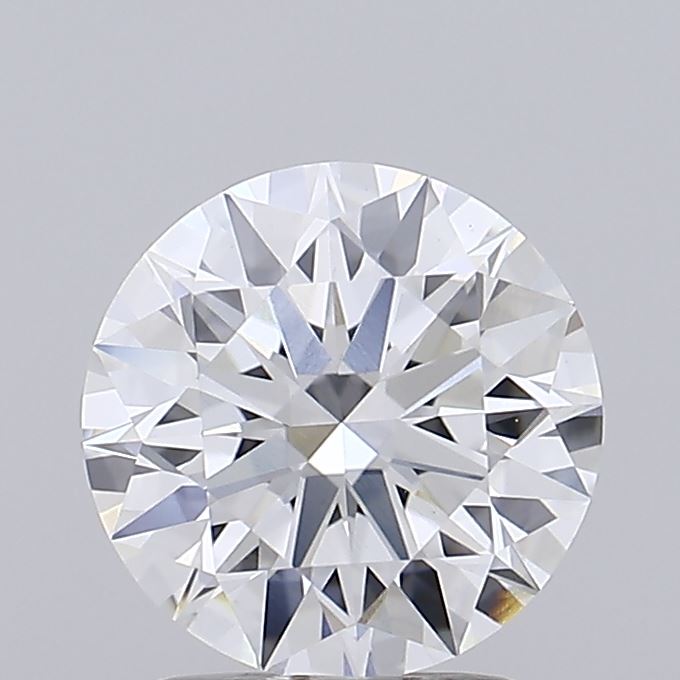 2.07 Carat Round Shaped, Ideal Cut, D Color, VVS2 Clarity, IGI Certified Lab Grown Diamond