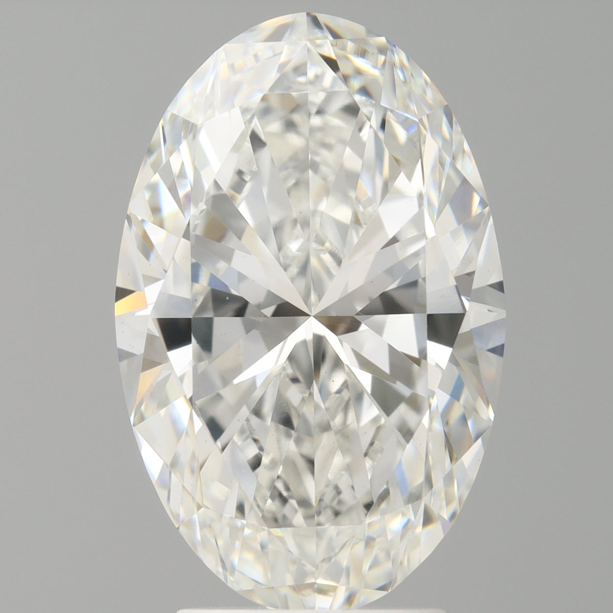4.05 Carat Oval Shaped, Ideal Cut, F Color, VVS2 Clarity, IGI Certified Lab Grown Diamond