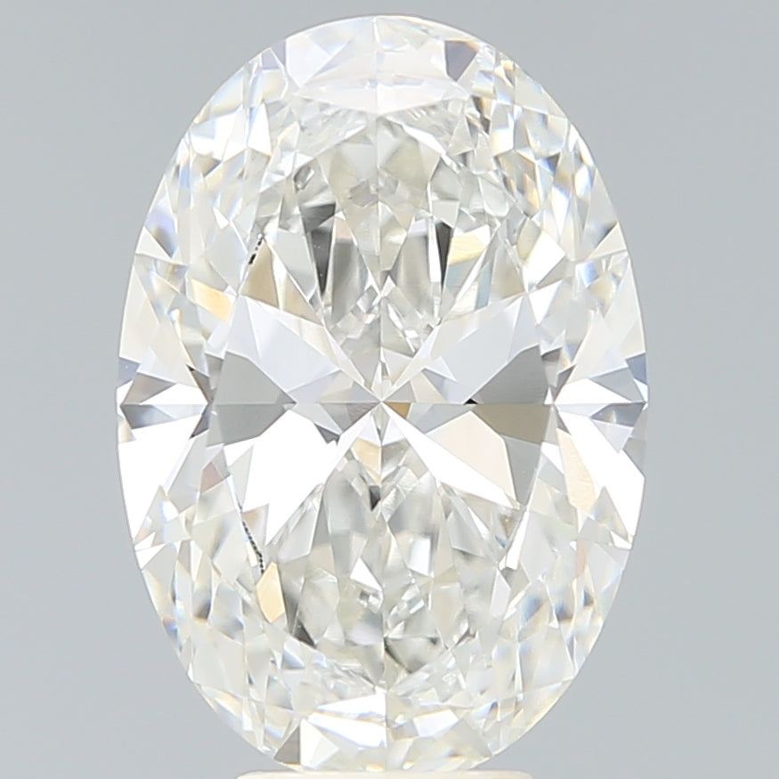 6.53 Carat Oval Shaped, Excellent Cut, G Color, VVS2 Clarity, IGI Certified Lab Grown Diamond