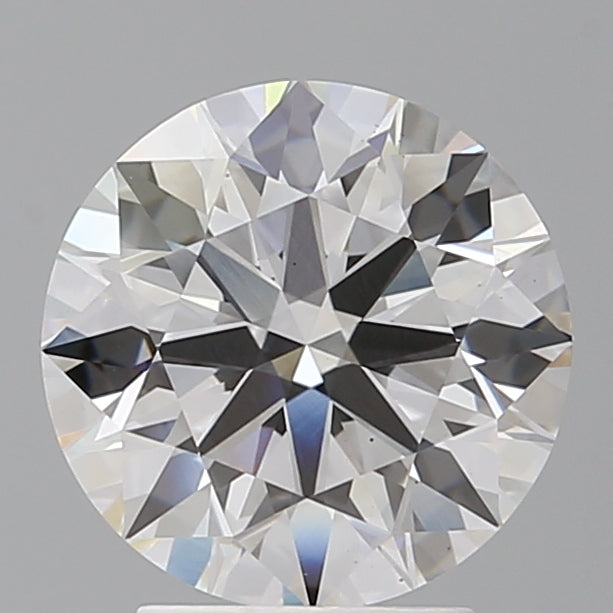 3.08 Carat Round Shaped, Ideal Cut, E Color, VS2 Clarity, IGI Certified Lab Grown Diamond