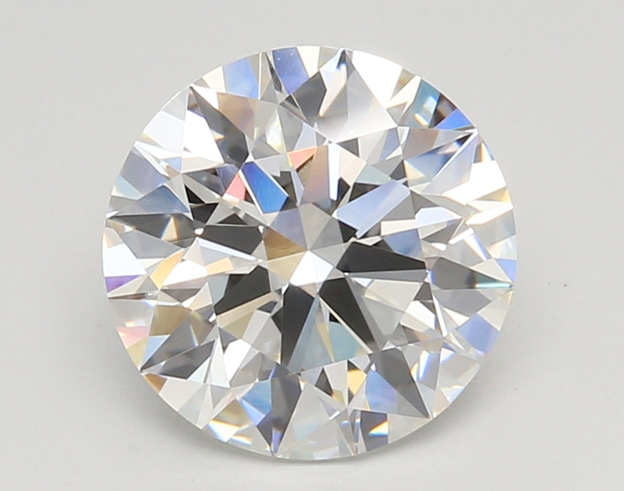 3.03 Carat Round Shaped, Ideal Cut, F Color, VVS2 Clarity, IGI Certified Lab Grown Diamond