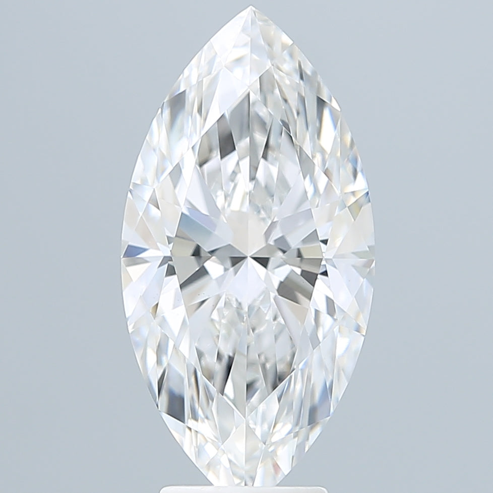 5.10 Carat Marquise Shaped, Ideal Cut, E Color, VS1 Clarity, IGI Certified Lab Grown Diamond