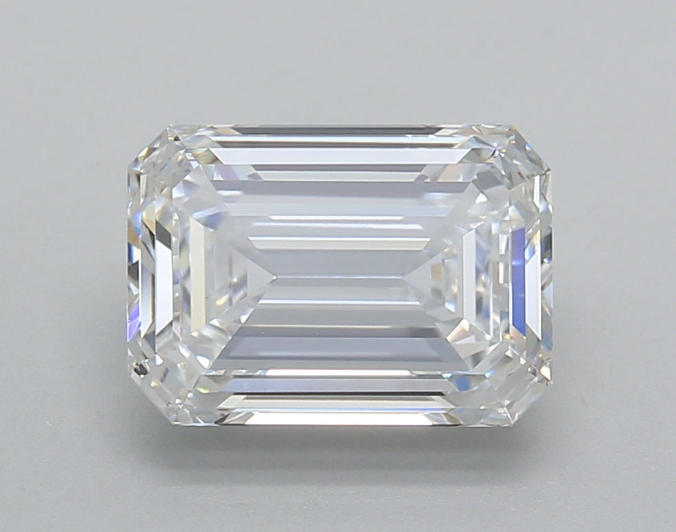 3.01 Carat Emerald Shaped, Very Good Cut, E Color, VVS2 Clarity, IGI Certified Lab Grown Diamond