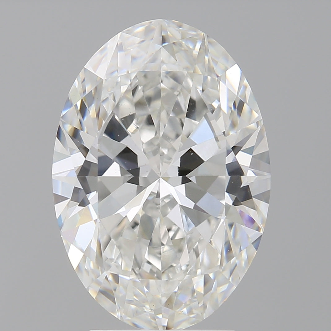 4.04 Carat Oval Shaped, Ideal Cut, F Color, VS1 Clarity, IGI Certified Lab Grown Diamond