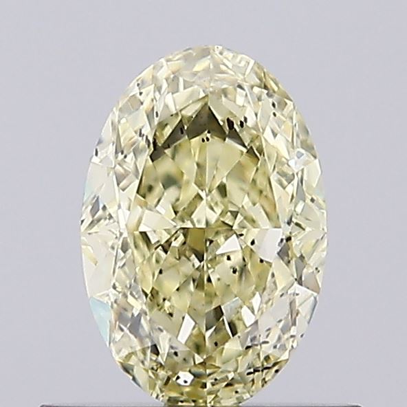 0.71 Carat Oval Shaped, Excellent Cut, O-P Color, SI1 Clarity, IGI Certified Lab Grown Diamond