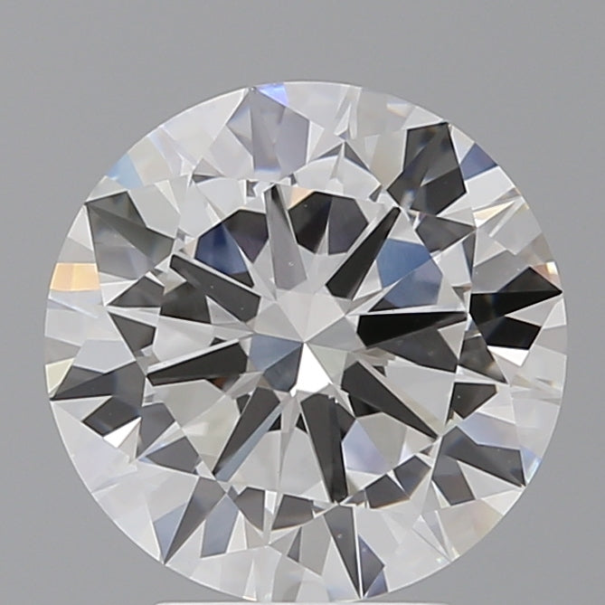 4.05 Carat Round Shaped, Excellent Cut, F Color, VVS2 Clarity, IGI Certified Lab Grown Diamond