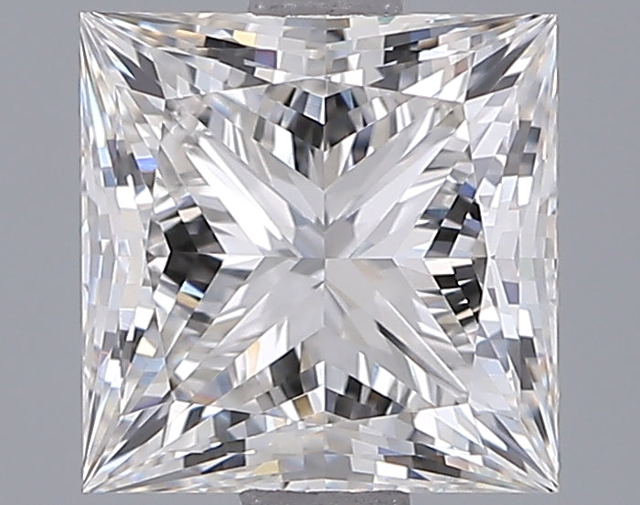 1.94 Carat Princess Shaped, Ideal Cut, F Color, VVS2 Clarity, IGI Certified Lab Grown Diamond