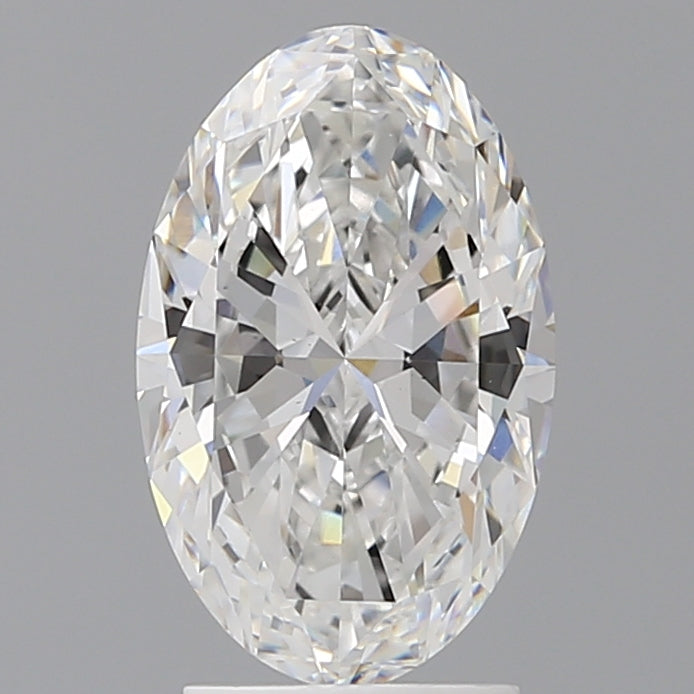 2.52 Carat Oval Shaped, Ideal Cut, E Color, VVS2 Clarity, IGI Certified Lab Grown Diamond