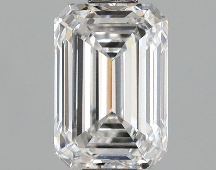 1.42 Carat Emerald Shaped, Ideal Cut, E Color, VVS1 Clarity, IGI Certified Lab Grown Diamond