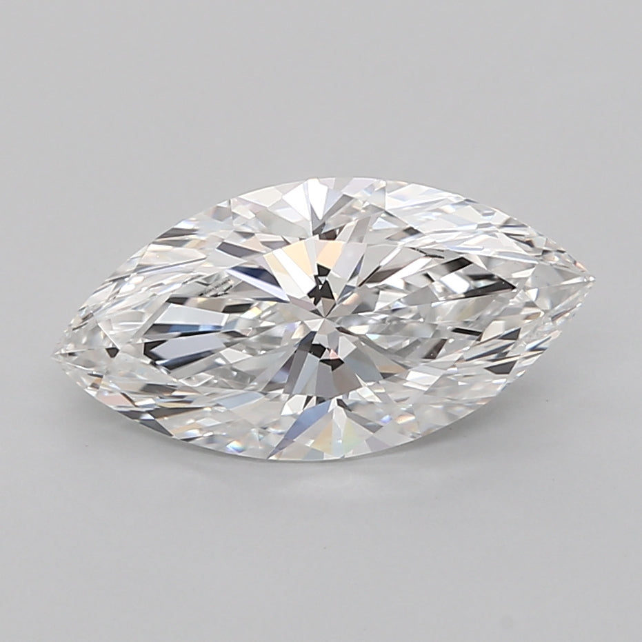2.55 Carat Marquise Shaped, Very Good Cut, E Color, VVS2 Clarity, IGI Certified Lab Grown Diamond