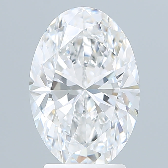 3.05 Carat Oval Shaped, Excellent Cut, D Color, VVS1 Clarity, IGI Certified Lab Grown Diamond