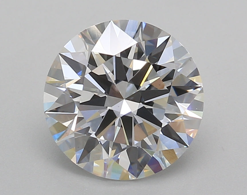 2.52 Carat Round Shaped, Ideal Cut, E Color, VS2 Clarity, IGI Certified Lab Grown Diamond