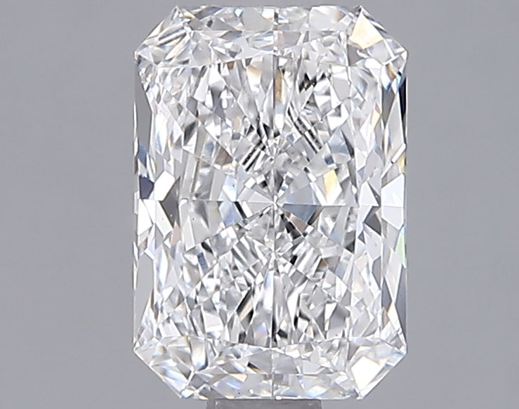 1.41 Carat Radiant Shaped, Ideal Cut, E Color, VVS2 Clarity, IGI Certified Lab Grown Diamond