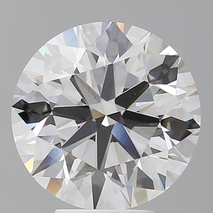 5.51 Carat Round Shaped, Excellent Cut, E Color, VVS2 Clarity, IGI Certified Lab Grown Diamond