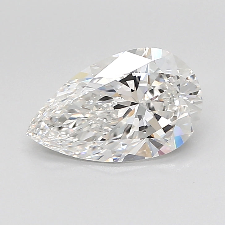 2.04 Carat Pear Shaped, Ideal Cut, E Color, VVS2 Clarity, IGI Certified Lab Grown Diamond