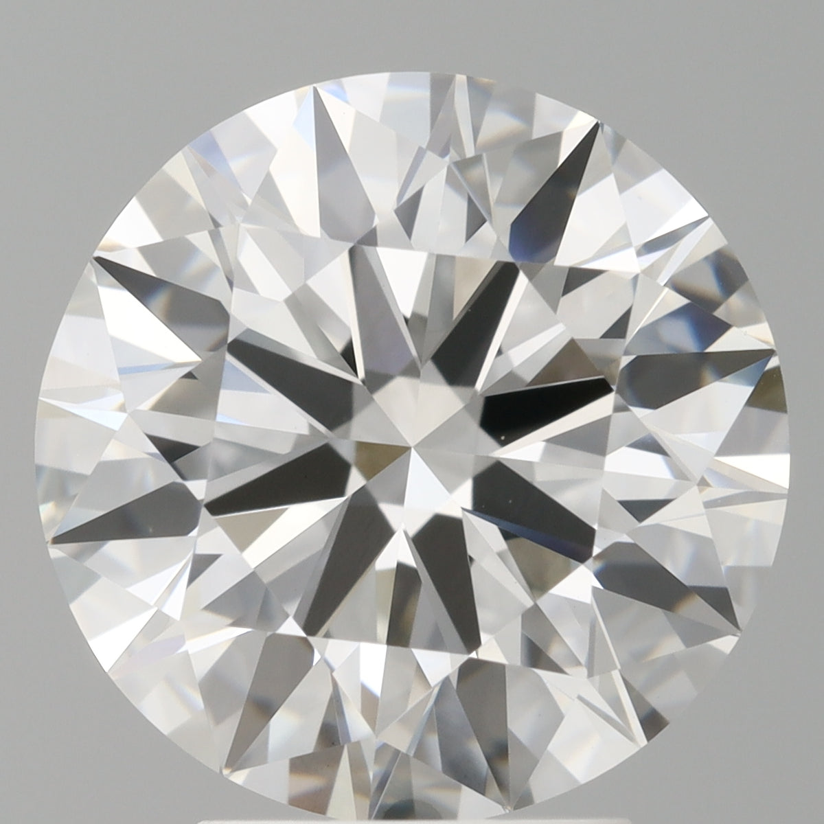 4.05 Carat Round Shaped, Ideal Cut, E Color, VVS2 Clarity, IGI Certified Lab Grown Diamond