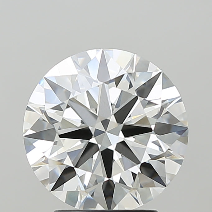 3.07 Carat Round Shaped, Ideal Cut, F Color, VVS2 Clarity, IGI Certified Lab Grown Diamond