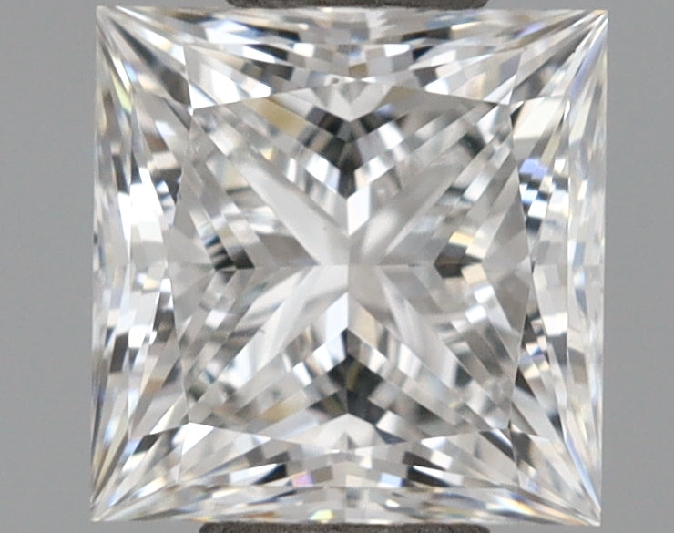1.00 Carat Princess Shaped, Ideal Cut, E Color, VVS1 Clarity, IGI Certified Lab Grown Diamond