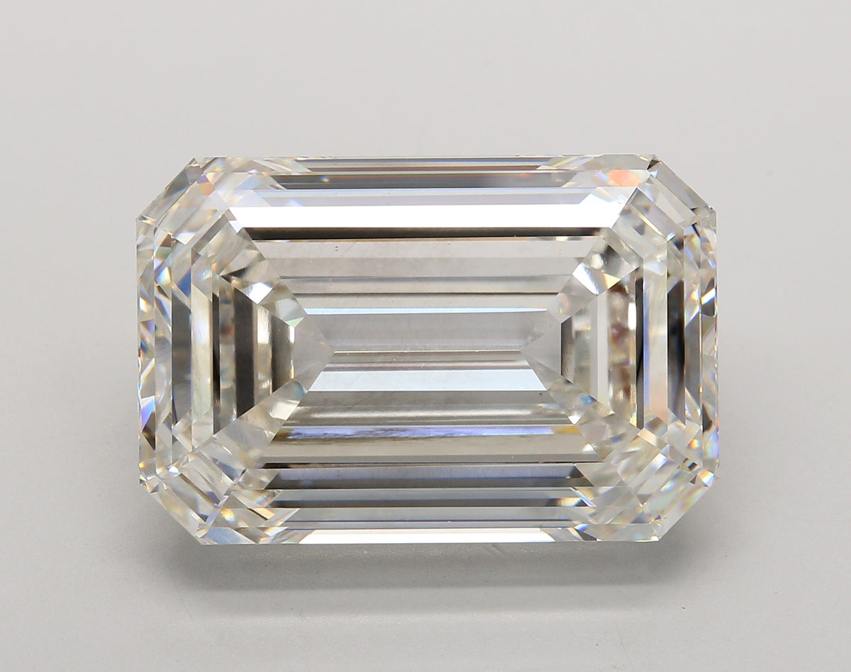 32.29 Carat Emerald Shaped, Ideal Cut, H Color, VS2 Clarity, IGI Certified Lab Grown Diamond