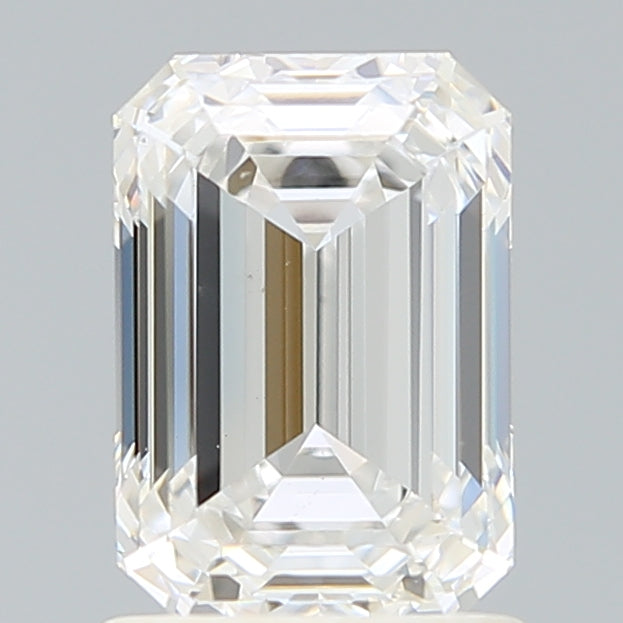 1.71 Carat Emerald Shaped, Ideal Cut, E Color, VS1 Clarity, IGI Certified Lab Grown Diamond