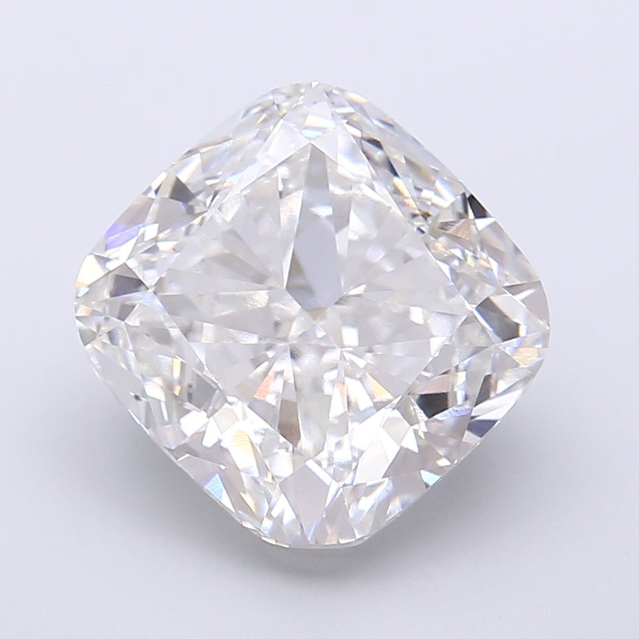 6.17 Carat Cushion Shaped, Very Good Cut, E Color, VS1 Clarity, IGI Certified Lab Grown Diamond