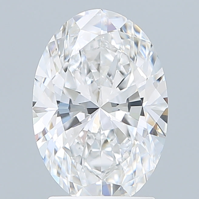 2.29 Carat Oval Shaped, Ideal Cut, D Color, VVS2 Clarity, IGI Certified Lab Grown Diamond
