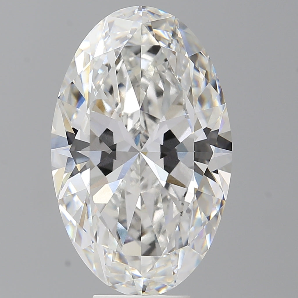 8.10 Carat Oval Shaped, Ideal Cut, F Color, VVS2 Clarity, IGI Certified Lab Grown Diamond
