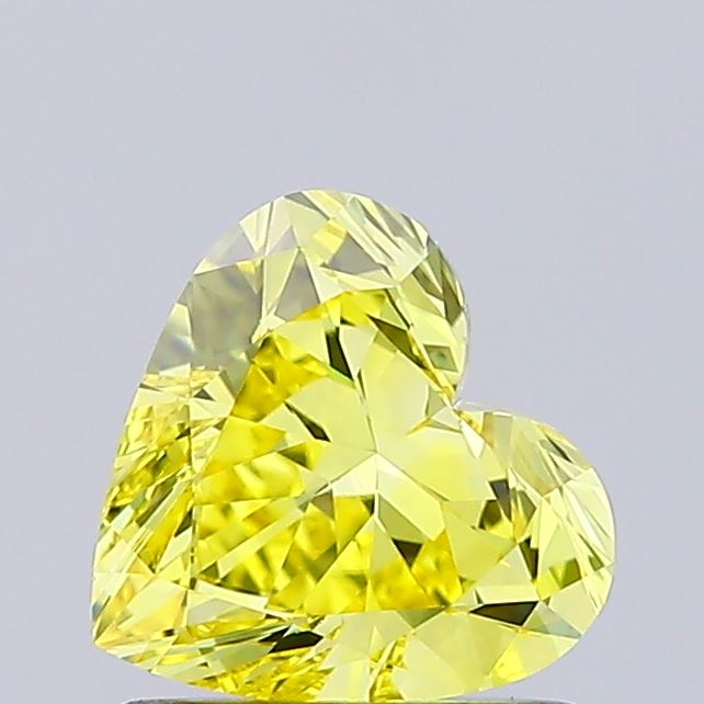 0.98 Carat Heart Shaped, Ideal Cut, VVS2 Clarity, IGI Certified Lab Grown Diamond