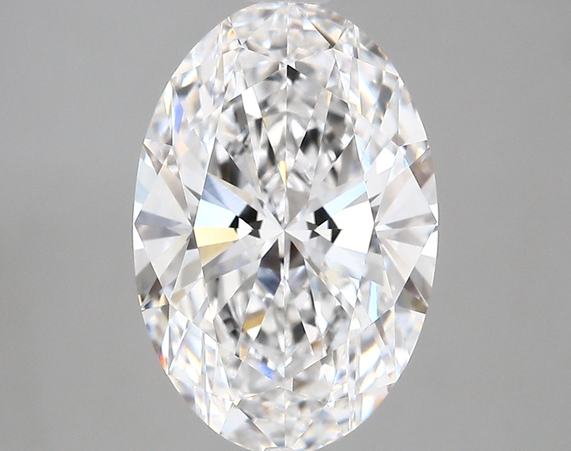 4.02 Carat Oval Shaped, Very Good Cut, D Color, VVS1 Clarity, IGI Certified Lab Grown Diamond