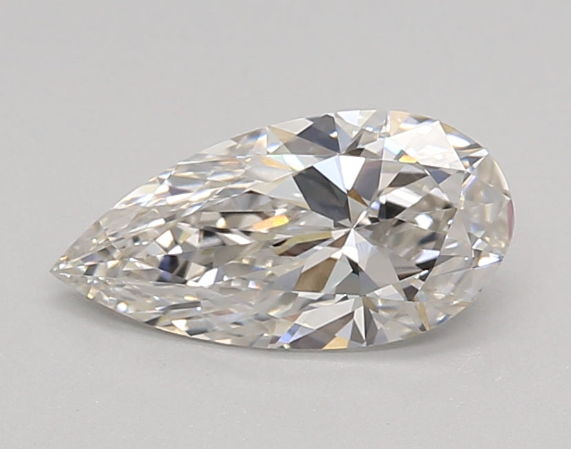 1.02 Carat Pear Shaped, Ideal Cut, F Color, VVS2 Clarity, IGI Certified Lab Grown Diamond