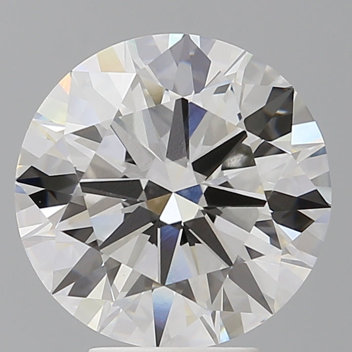 5.01 Carat Round Shaped, Ideal Cut, F Color, VVS2 Clarity, IGI Certified Lab Grown Diamond