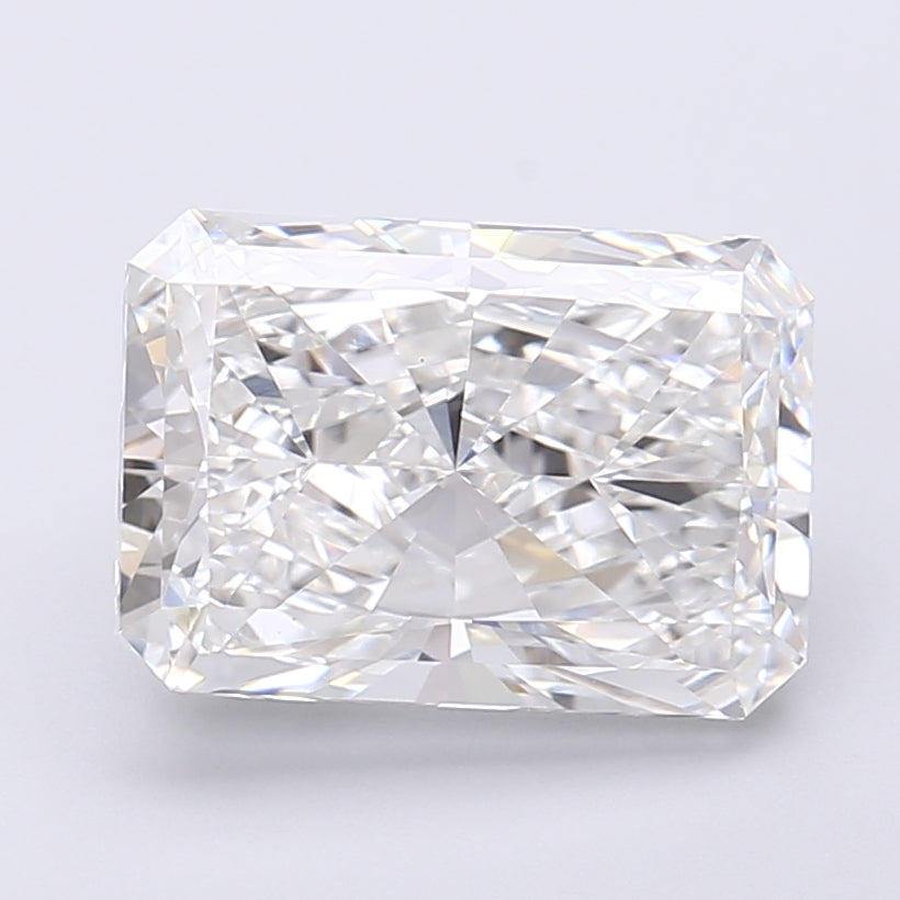 4.17 Carat Radiant Shaped, Very Good Cut, E Color, VS1 Clarity, IGI Certified Lab Grown Diamond