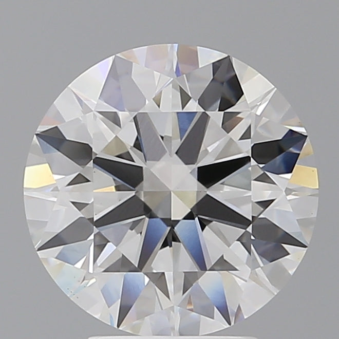 4.02 Carat Round Shaped, Excellent Cut, E Color, VVS2 Clarity, IGI Certified Lab Grown Diamond