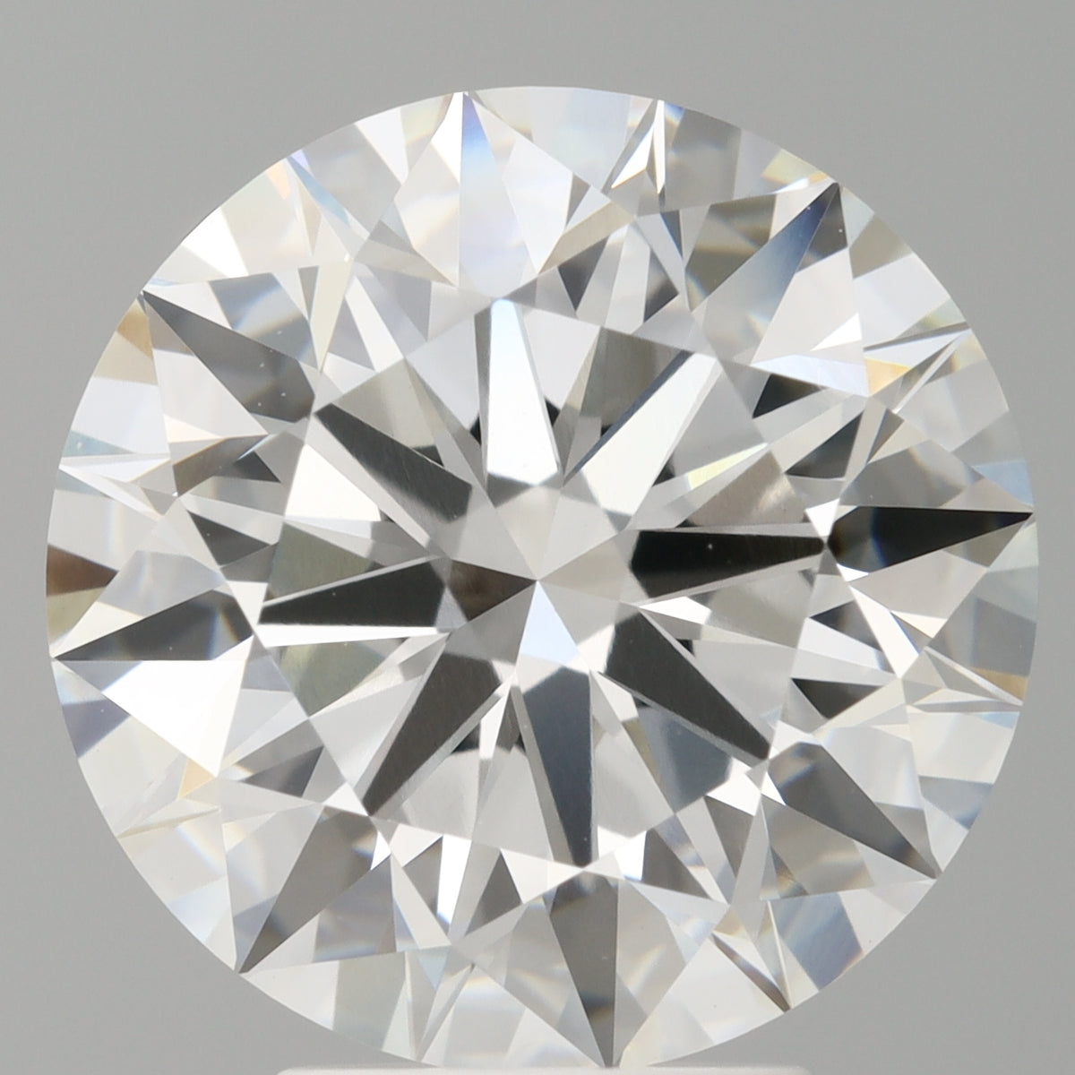 5.10 Carat Round Shaped, Ideal Cut, F Color, VVS2 Clarity, IGI Certified Lab Grown Diamond