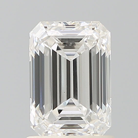 1.60 Carat Emerald Shaped, Ideal Cut, E Color, VS1 Clarity, IGI Certified Lab Grown Diamond