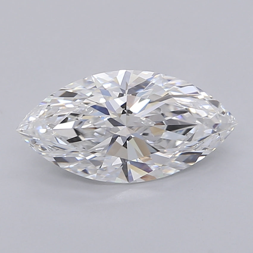 2.02 Carat Marquise Shaped, Ideal Cut, E Color, VVS1 Clarity, IGI Certified Lab Grown Diamond
