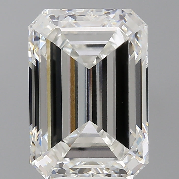 6.02 Carat Emerald Shaped, Excellent Cut, F Color, VS1 Clarity, IGI Certified Lab Grown Diamond