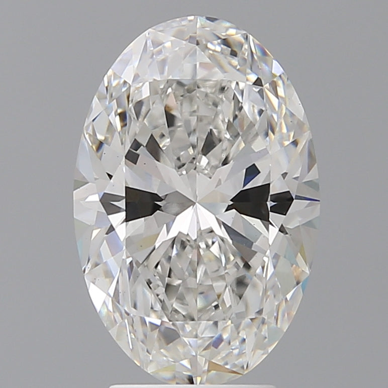 4.09 Carat Oval Shaped, Ideal Cut, F Color, VS1 Clarity, IGI Certified Lab Grown Diamond