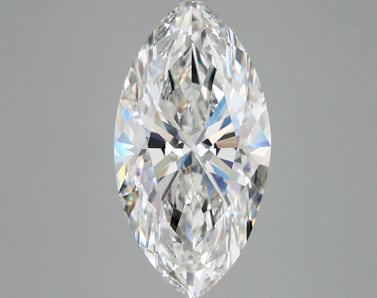 4.01 Carat Marquise Shaped, Very Good Cut, F Color, VVS1 Clarity, IGI Certified Lab Grown Diamond