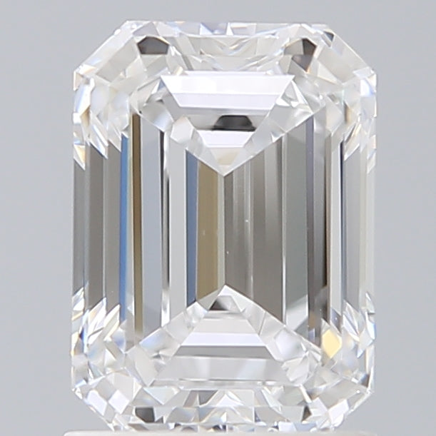 1.69 Carat Emerald Shaped, Ideal Cut, D Color, VS1 Clarity, IGI Certified Lab Grown Diamond