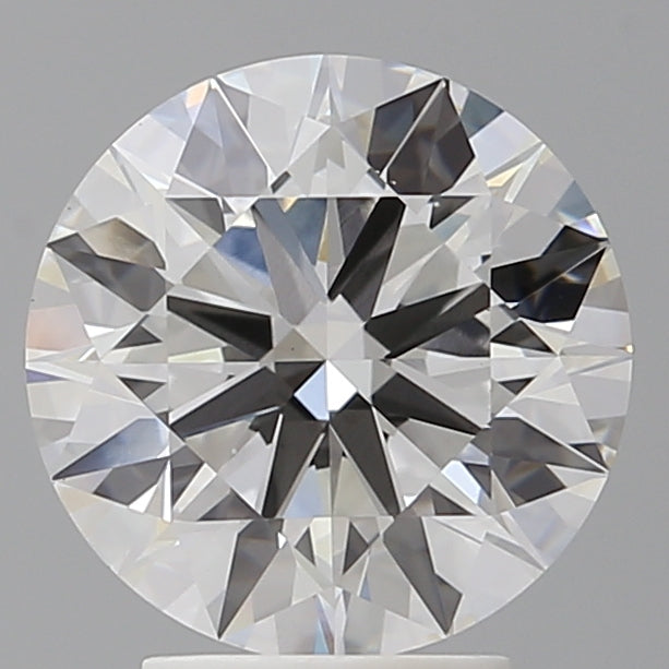 3.52 Carat Round Shaped, Ideal Cut, F Color, VVS2 Clarity, IGI Certified Lab Grown Diamond
