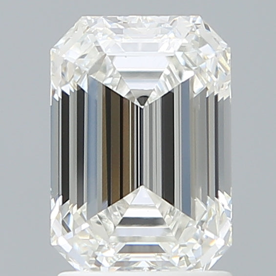 2.09 Carat Emerald Shaped, Ideal Cut, F Color, VVS1 Clarity, IGI Certified Lab Grown Diamond