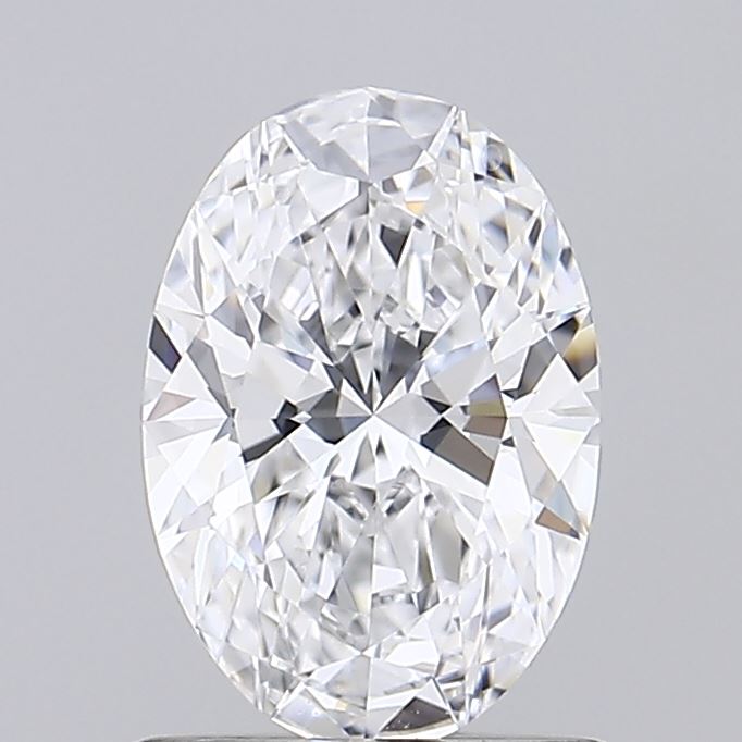 0.91 Carat Oval Shaped, Ideal Cut, D Color, IF Clarity, IGI Certified Lab Grown Diamond